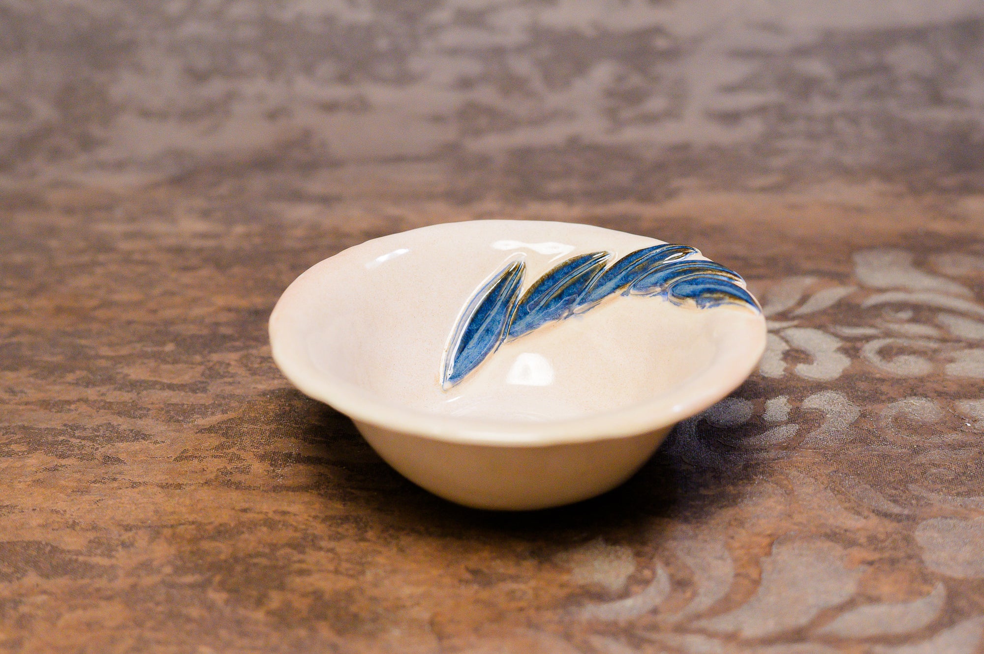 Blue Leaves Bowl