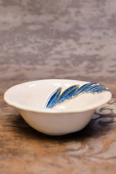 Blue Leaves Bowl