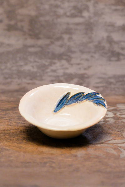 Blue Leaves Bowl