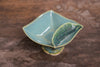 Leaf Two-Part Section Dip Bowl w/ Pedestal