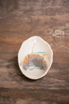 Flower Dip Oval Section Platter - Creamy [SOLD] $90.00