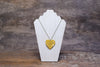 Yellow Heart/Leave Necklace