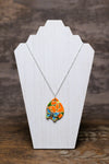 Spring Flower Necklace with Chain