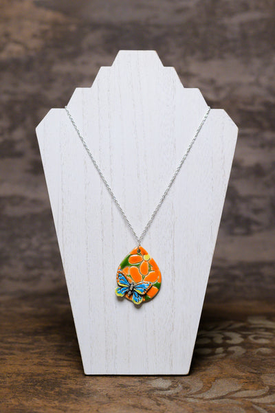 Spring Flower Necklace with Chain