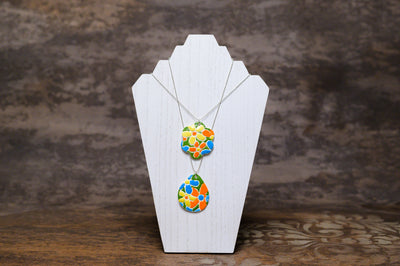 Spring Flower Necklace with Chain