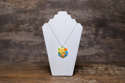 Spring Flower Necklace with Chain