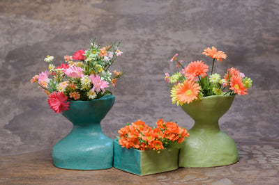 Garden Lovers Pot-Head Planters