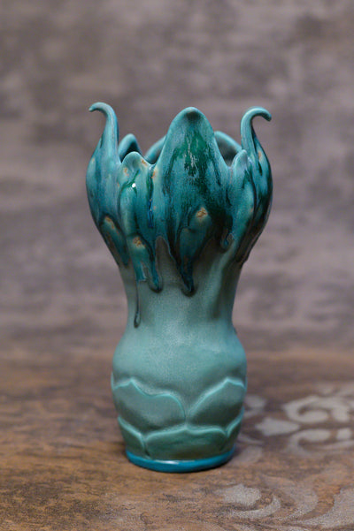 Funky Petal Vase [teal]