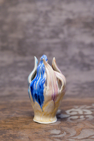 Funky Flame Vase [carved]