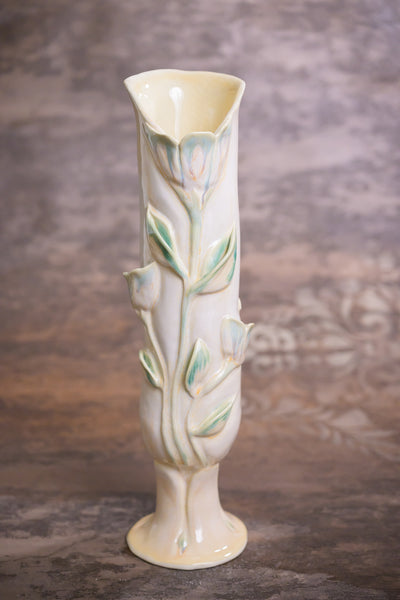 Botanical Vase Relief -Tall [SOLD] $195.00