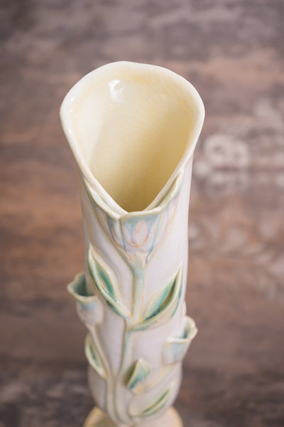 Botanical Vase Relief -Tall [SOLD] $195.00