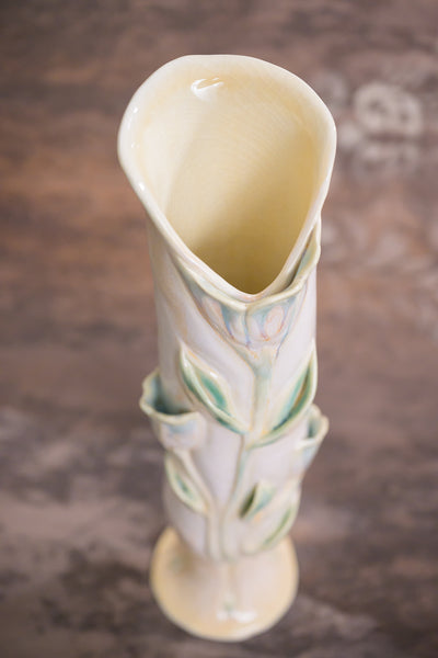 Botanical Vase Relief -Tall [SOLD] $195.00