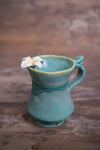 White Flower Tea Mug