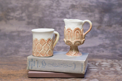 Cinnamon Cream Pattern Mug